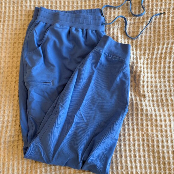 Jaanuu Women's Scrub Jogger Pant- CEIL BLUE- 1XL - Picture 5 of 5